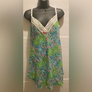 Lilly Pulitzer Floral Lace Chemise